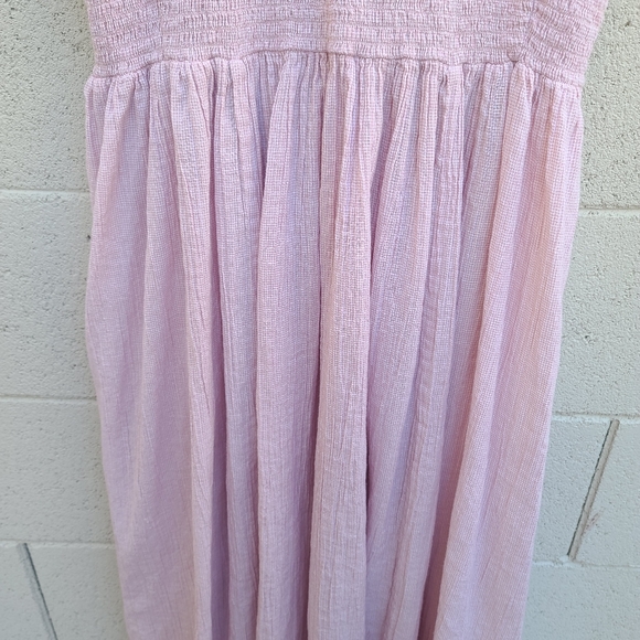 Hatch | Maternity The Sarah Dress in Pink Iris Gingham Size 1 = Small / Medium - Picture 11 of 14